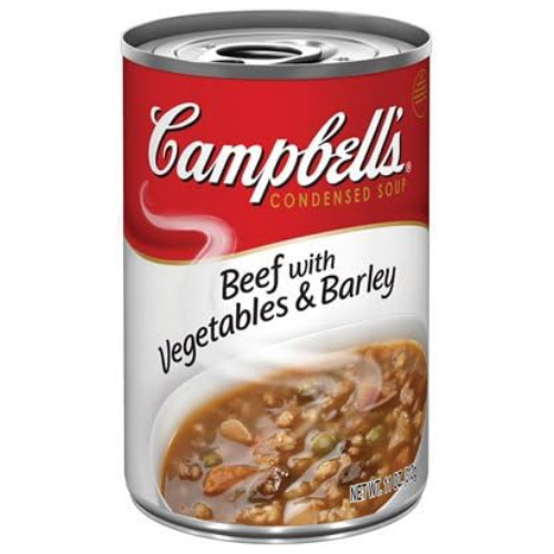 CAMPBELL'S BEEF BARLEY SOUP W/ VEGETABLES 14.5OZ