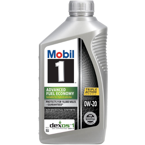MOBIL 1 0W20 SYNTHETIC OIL  1 QT
