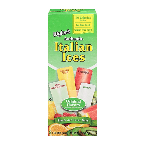 WYLER'S AUTHENTIC ITALIAN ICE  6CT 2 OZ