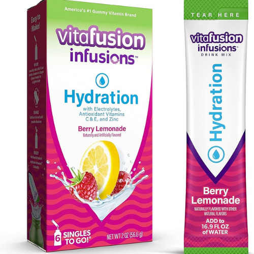 VITAFUSION INFUSIONS HYDRATION  INFUSIONS BERRY LEMONADE 6CT