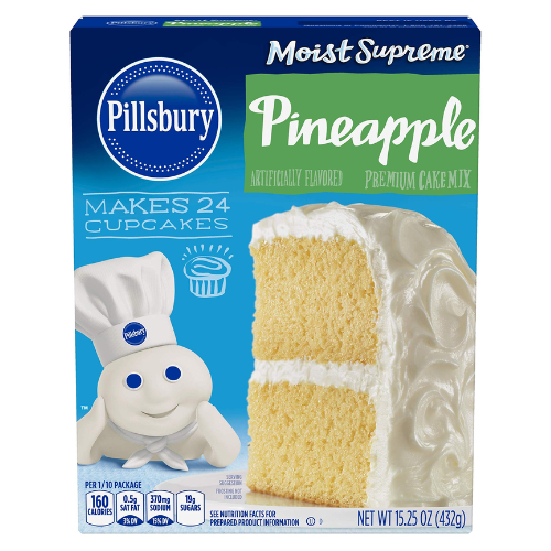 PILLSBURY CAKE MIX PINEAPPLE 15.25 OZ