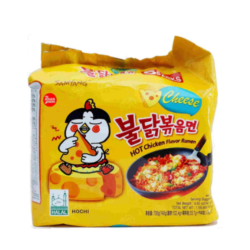 SAMYANG BULDAK CHEESE RAMYUN 5PK 4.94 OZ