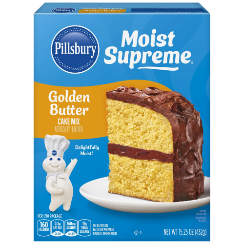 PILLSBURY CAKE MIX GOLDEN BUTTER 15.25 OZ