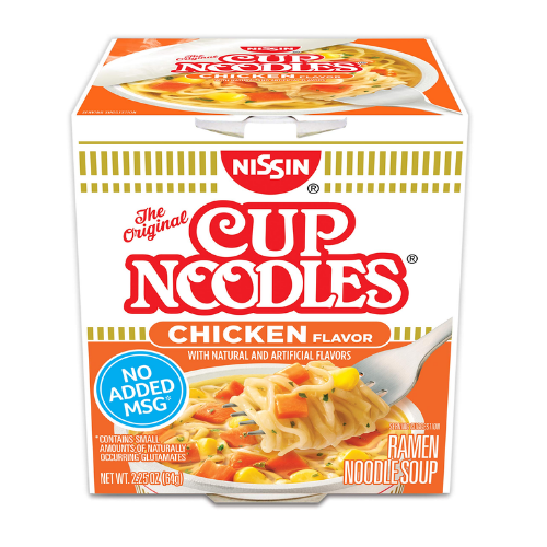 NISSIN CUP NOODLE CHICKEN 2.25OZ