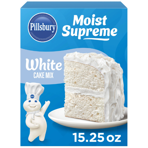 PILLSBURY CAKE MIX WHITE 15.25 OZ