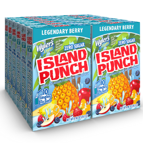 WYLER'S LIGHT ISLAND PUNCH STG RADICAL LEMON BERRY 10 CT