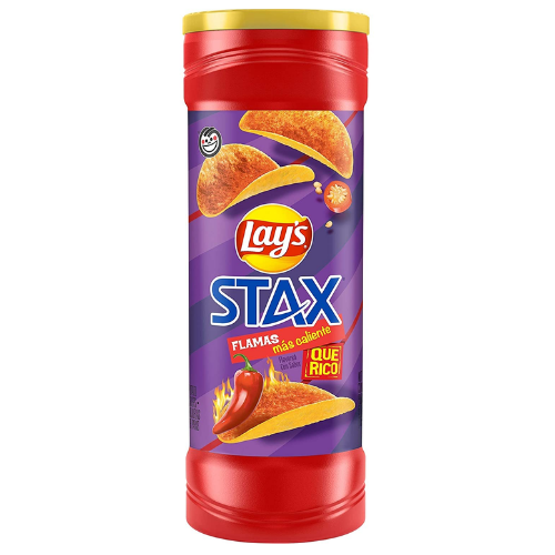 LAY'S STAX CHIPS QUE RICO FLAMAS 5.5OZ