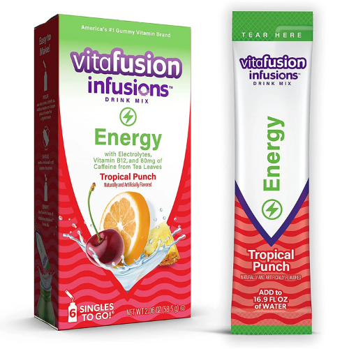 VITAFUSION INFUSIONS ENERGY INFUSIONS TROPICAL PUNCH 6CT