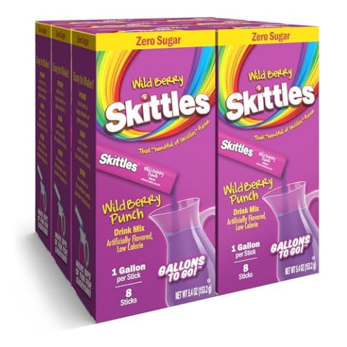 SKITTLES STG 1 GALLON WILD BERRY PUNCH 8CT