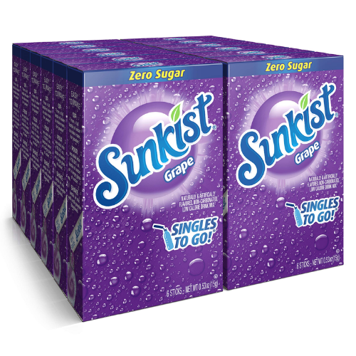 SUNKIST SODA STG  GRAPE 6 CT