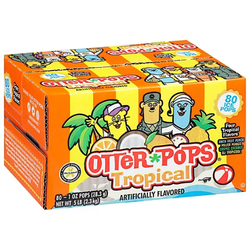 OTTER POPS TROPICAL 80 CT 1 OZ