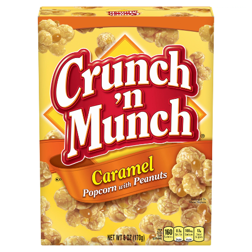 CRUNCH N MUNCH POPCORN CARAMEL, 6OZ