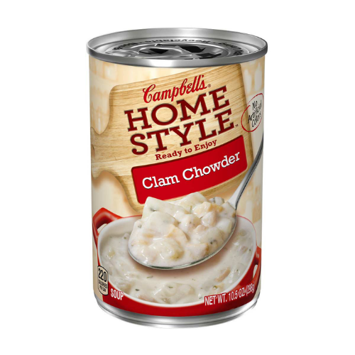 CAMPBELL'S HOMESTYLE SOUP CLAM CHOWDER 10.5OZ