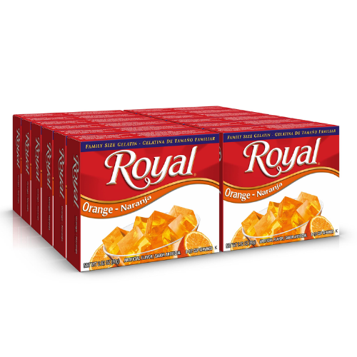 ROYAL BILINGUAL GELATIN ORANGE 8 SERVE 2.82 OZ