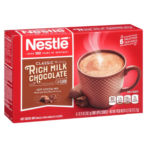 NESTLE HOT COCOA RICH CHOCOLATE 6CT