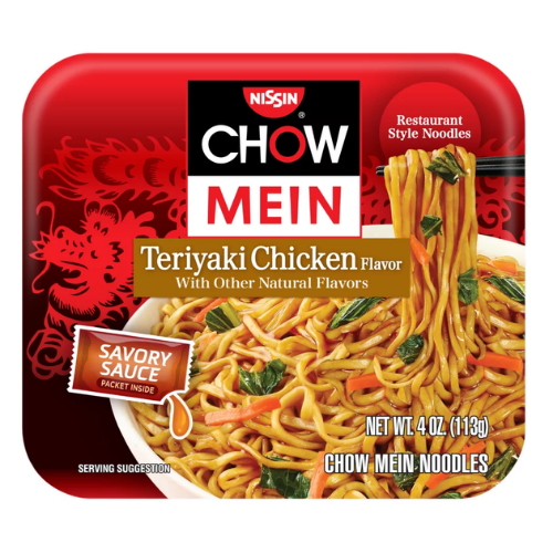 NISSIN CHOW MEIN TERIYAKI CHICKEN 4OZ