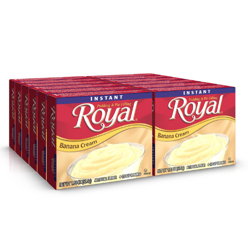 ROYAL INSTANT PUDDING BANANA CREAM  4 SERVE 1.85 OZ