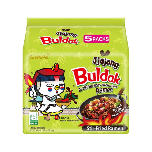 SAMYANG BULDAK RAMEN JJAJANG 5PK 4.94 OZ