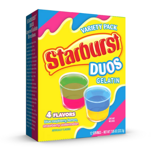 STARBURST GELATIN DUO VARIETY PACK 12 SERVE