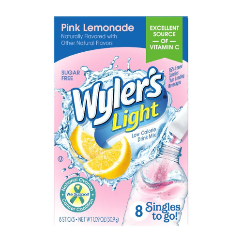 WYLER'S LIGHT STG PINK LEMONADE 8 CT