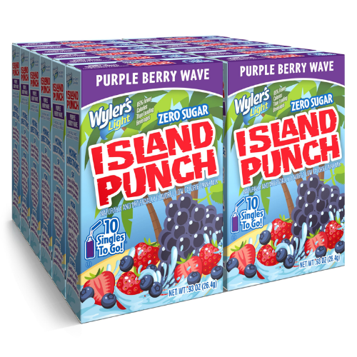 WYLER'S LIGHT ISLAND PUNCH STG PURPLE BERRY WAVE 10 CT