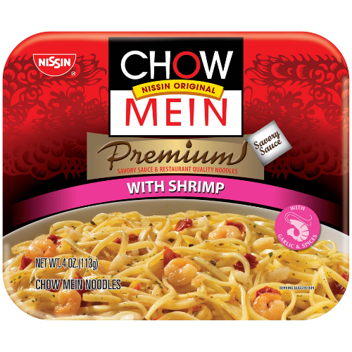 NISSIN CHOW MEIN NOODLE SHRIMP 4OZ