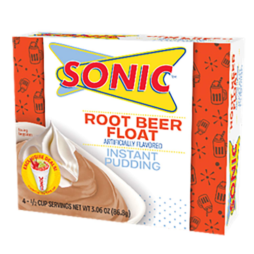 SONIC PUDDING ROOT BEER FLOAT 4 SERVE 3.06 OZ