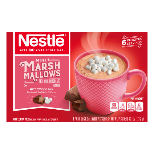 NESTLE HOT COCOA MINI MARSHMALLOWS 6CT