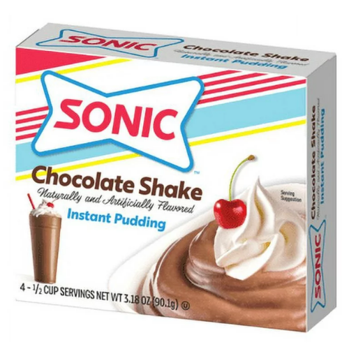 SONIC PUDDING CHOCOLATE SHAKE 4 SERVE 3.18 OZ
