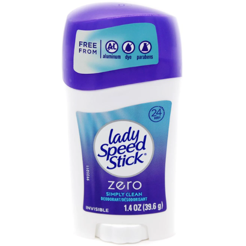 LADY SPEED STICK ZERO SIMPLY CLEAN 1.4 OZ