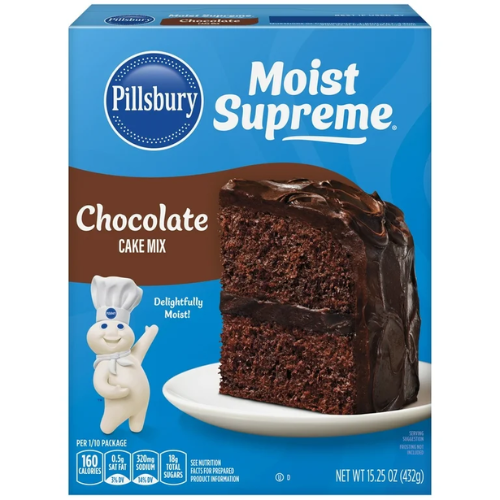 PILLSBURY CAKE MIX CHOCOLATE 15.25 OZ