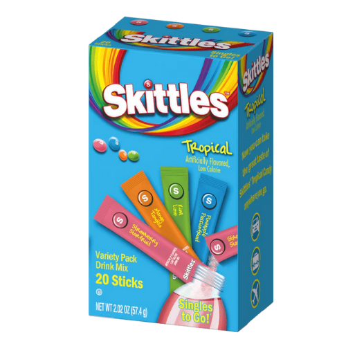 SKITTLES STG TROPICAL VARIETY PACK 20CT