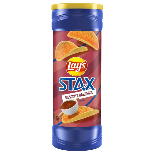 LAY'S STAX POTATO CHIPS BBQ 5.5OZ